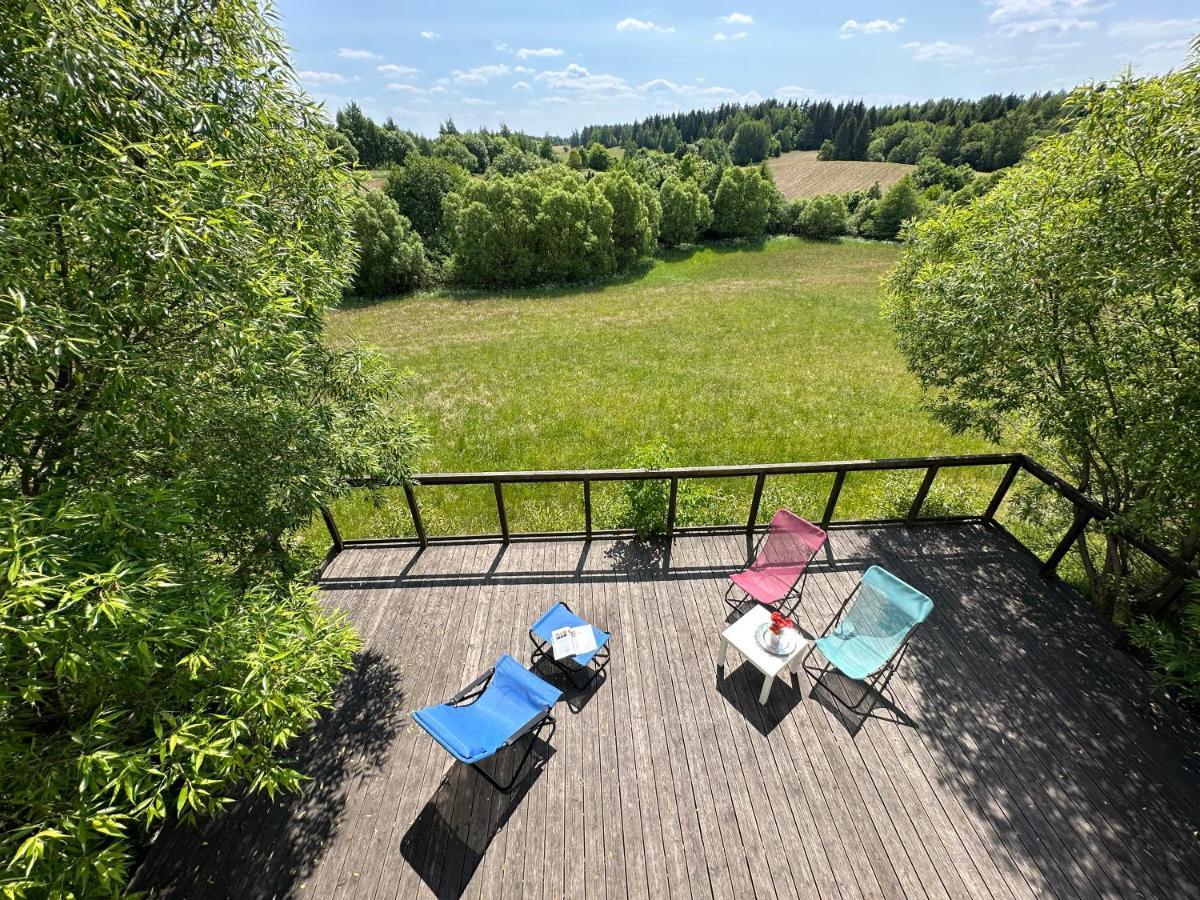 Szarejkowe Wzgorza Hotel Szarejki Bagian luar foto